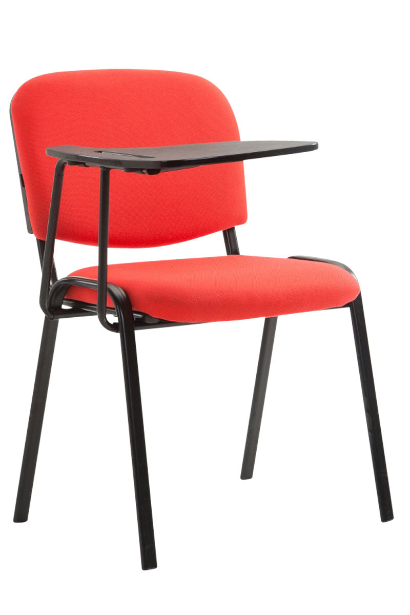 Bezoekersstoel Ken Stof rood rot