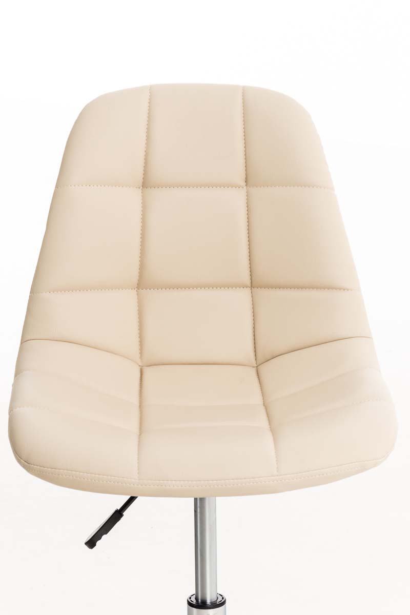 Bureaustoel Emil Kunstleer creme creme