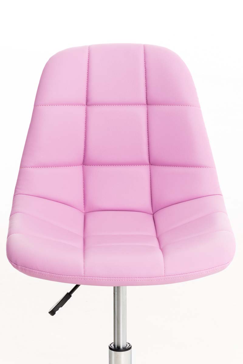 Bureaustoel Emil Kunstleer roze pink
