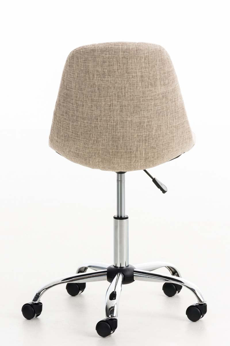 Bureaustoel Emil Stof creme creme