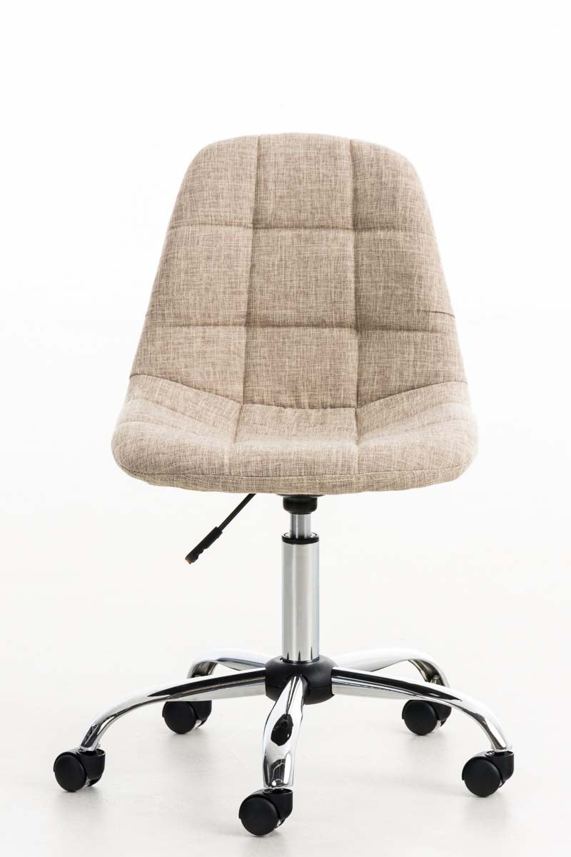 Bureaustoel Emil Stof creme creme