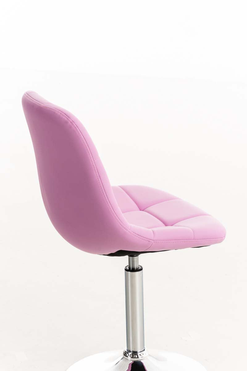 Eetkamerstoel Emil Kunstleer roze pink