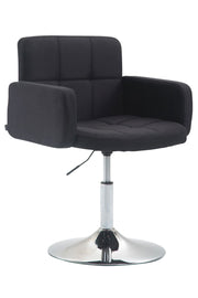 Lounger Los Angeles Stof zwart schwarz