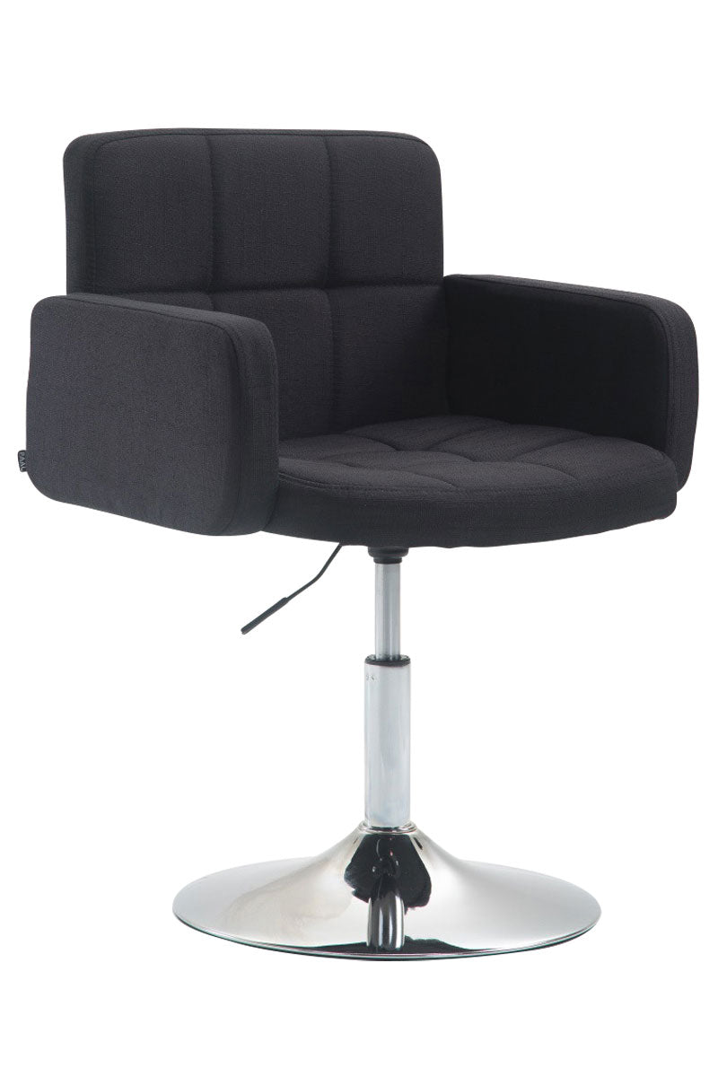 Lounger Los Angeles Stof zwart schwarz