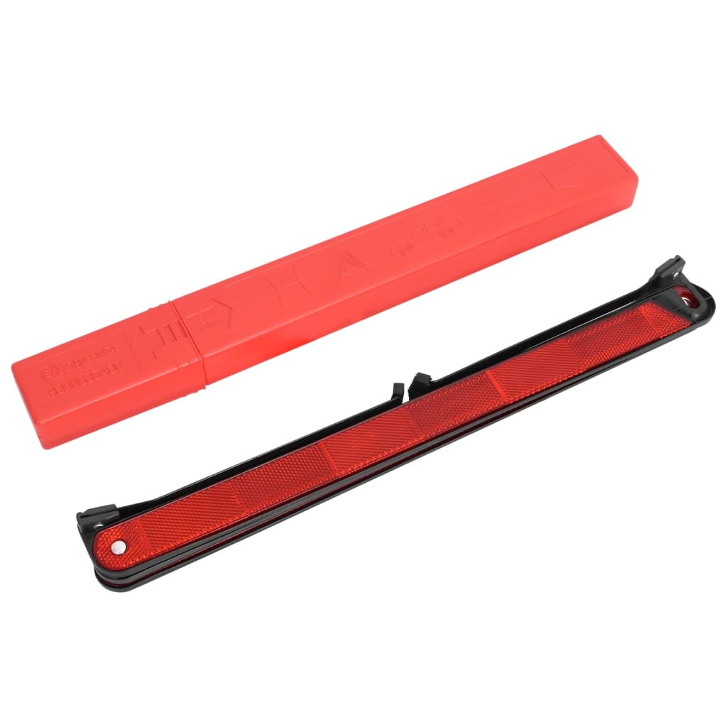 vidaXL Gevarendriehoeken 4 st 56,5x36,5x44,5 cm rood