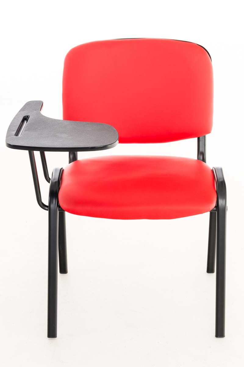 Bezoekersstoel Ken Kunstleer rood rot