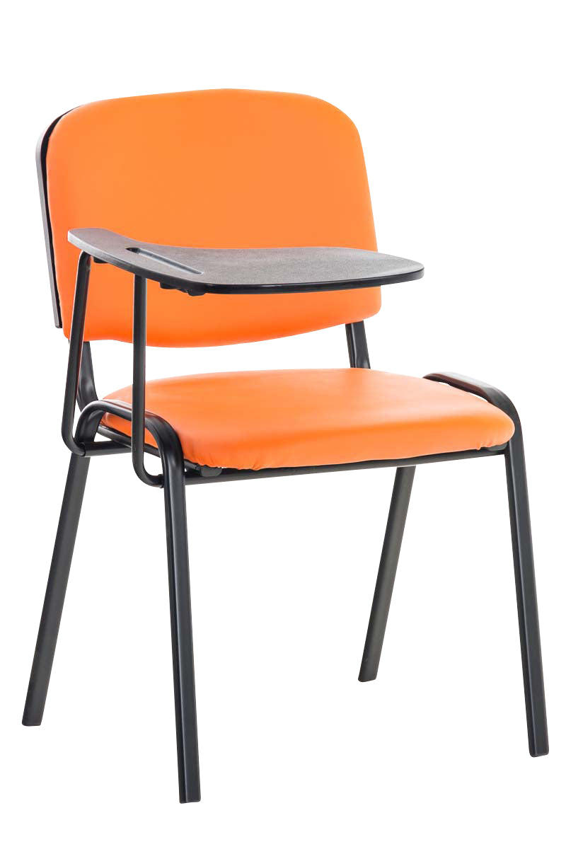 Bezoekersstoel Ken Kunstleer oranje orange