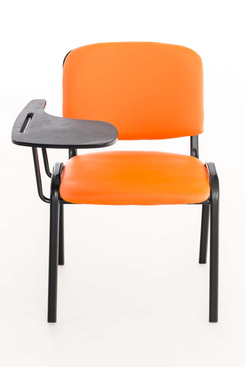 Bezoekersstoel Ken Kunstleer oranje orange