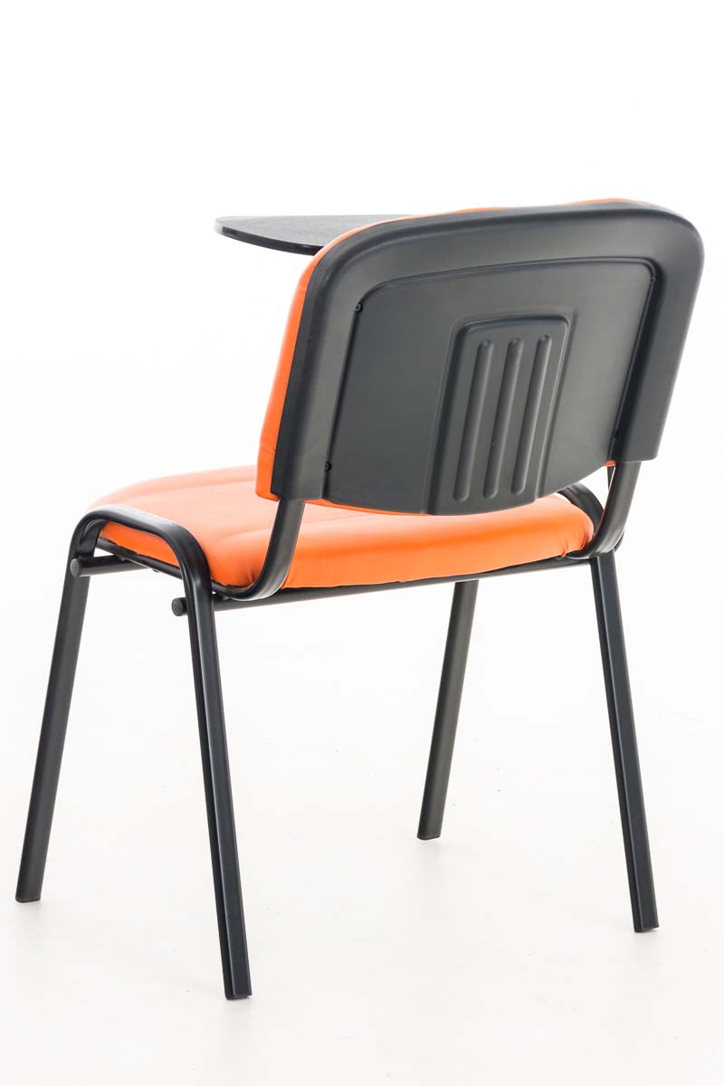 Bezoekersstoel Ken Kunstleer oranje orange