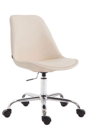 Bureaustoel Toulouse Kunstleer creme creme