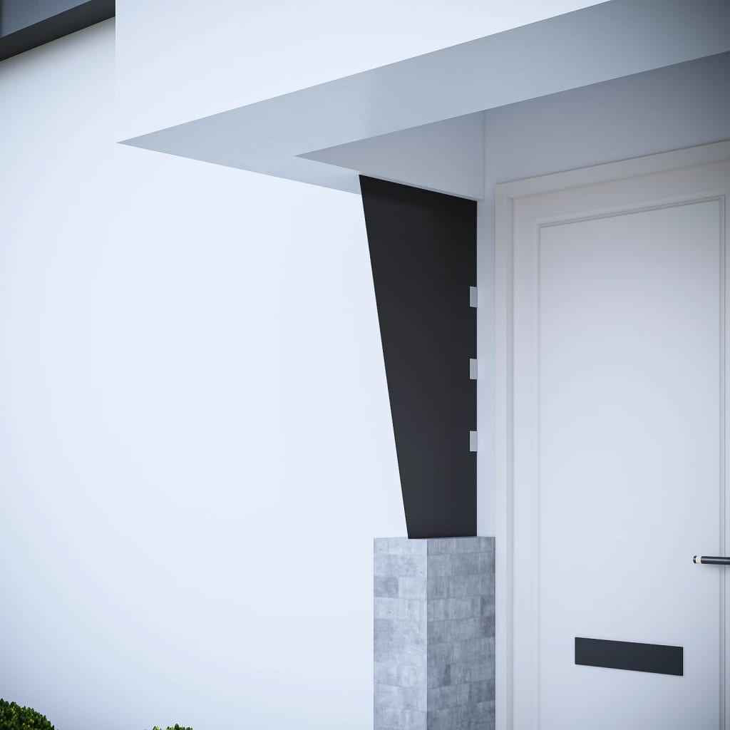 vidaXL Zijpaneel voor deurluifel 50x100 cm gehard glas transparant