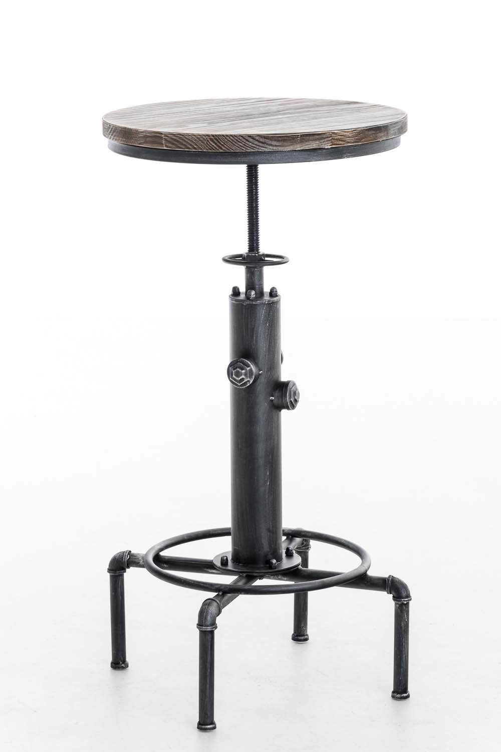 Statafel Lumos Ø 50 cm antiek zilver antik silber