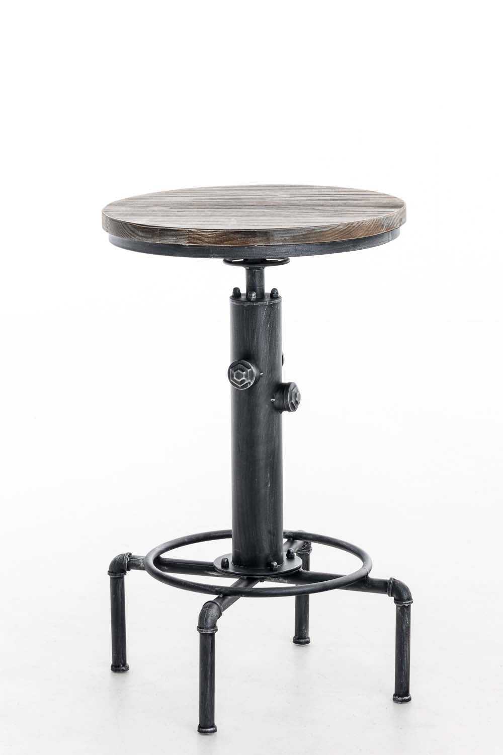 Statafel Lumos Ø 50 cm antiek zilver antik silber