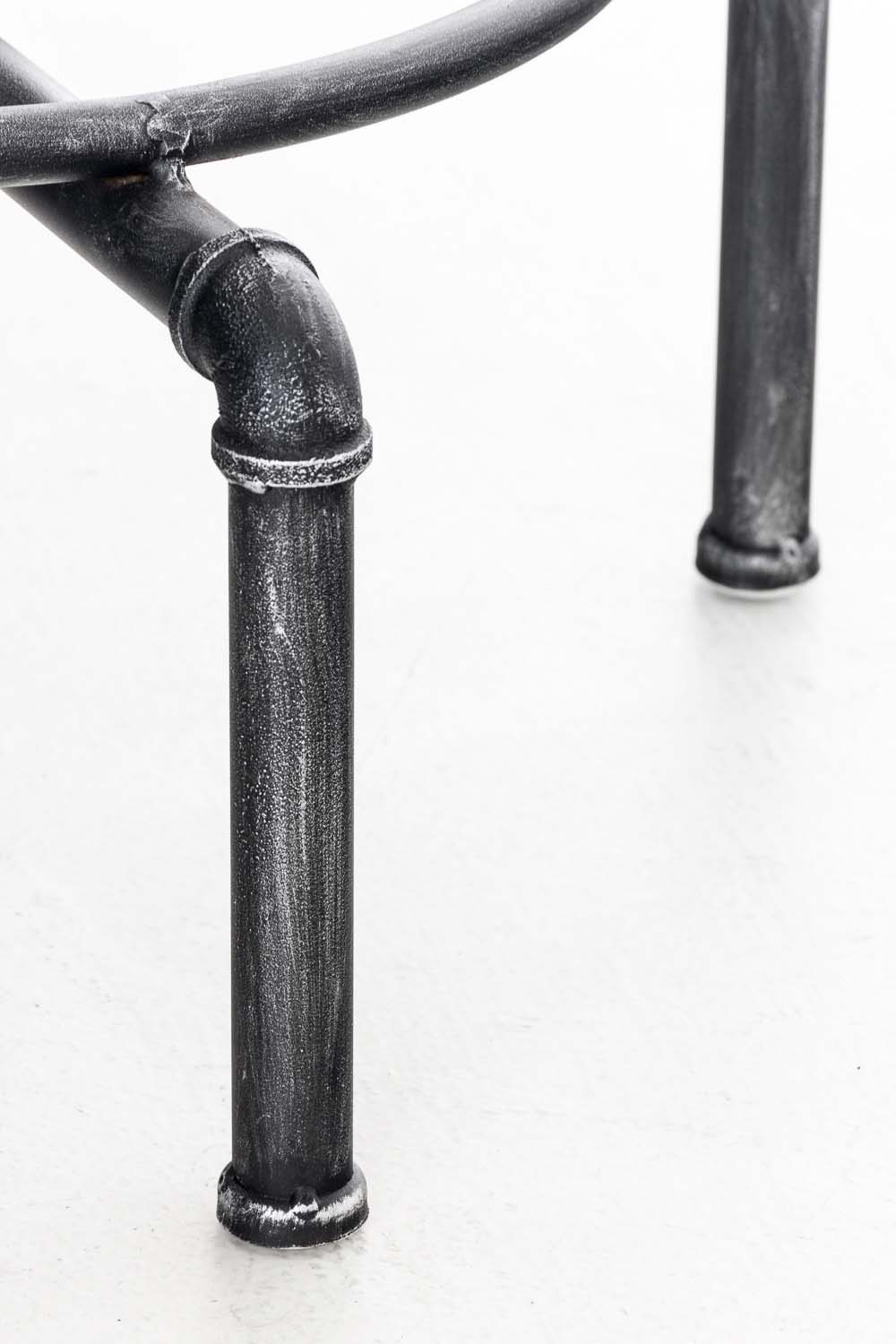 Statafel Lumos Ø 50 cm antiek zilver antik silber