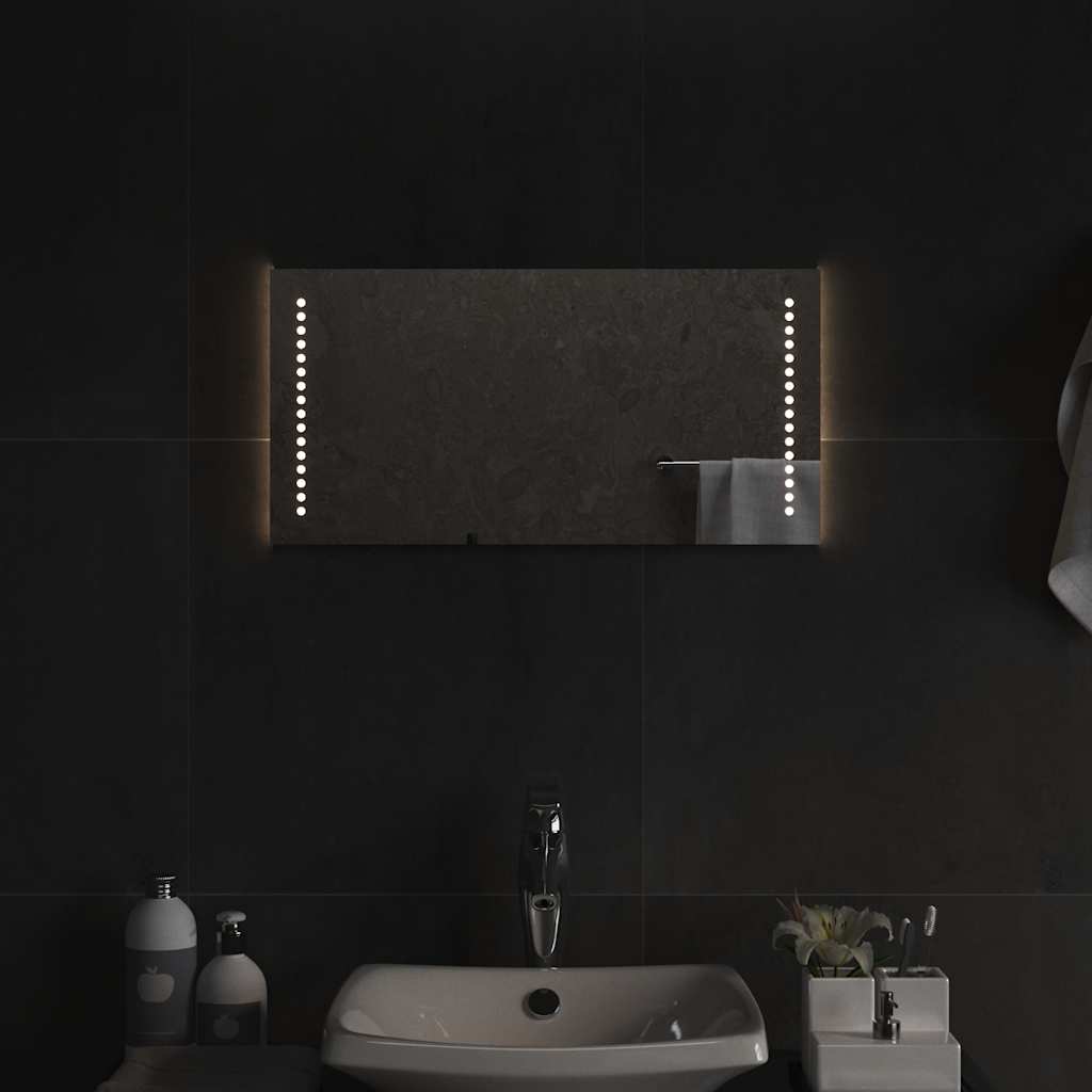 vidaXL Badkamerspiegel LED 40x60 cm