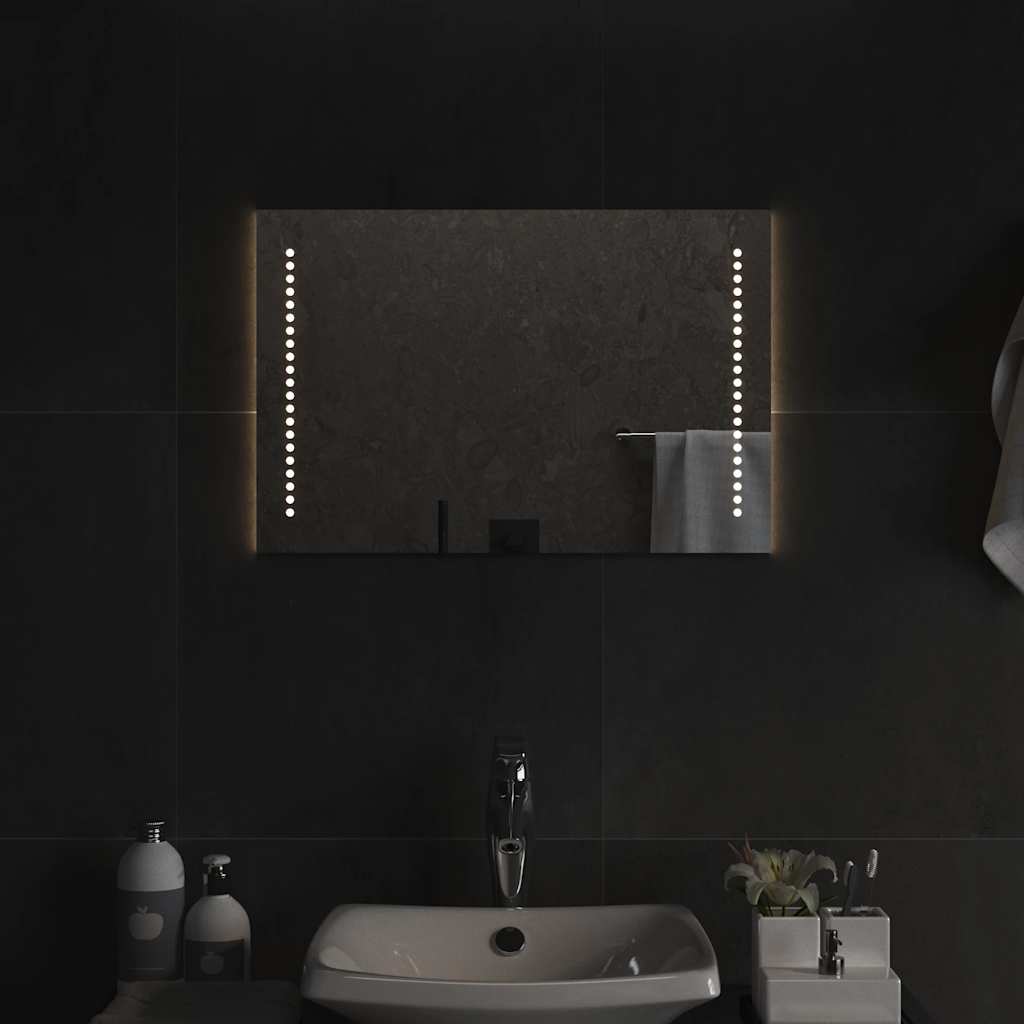 vidaXL Badkamerspiegel LED 40x60 cm