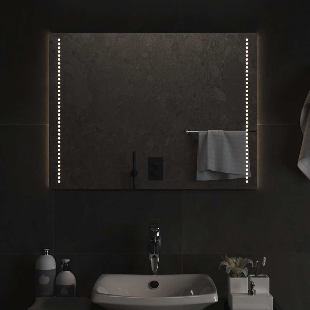vidaXL Badkamerspiegel LED 40x60 cm