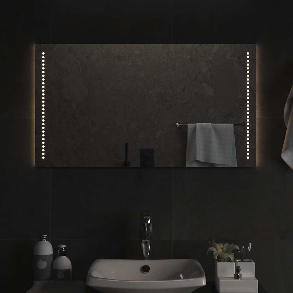 vidaXL Badkamerspiegel LED 40x60 cm