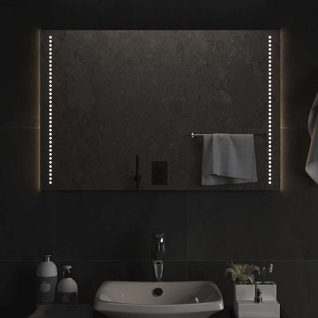 vidaXL Badkamerspiegel LED 40x60 cm
