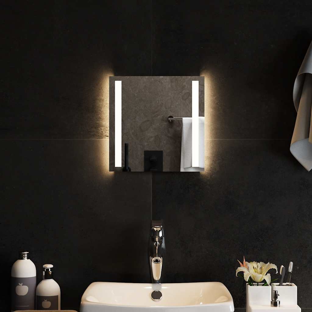 vidaXL Badkamerspiegel LED 60x60 cm