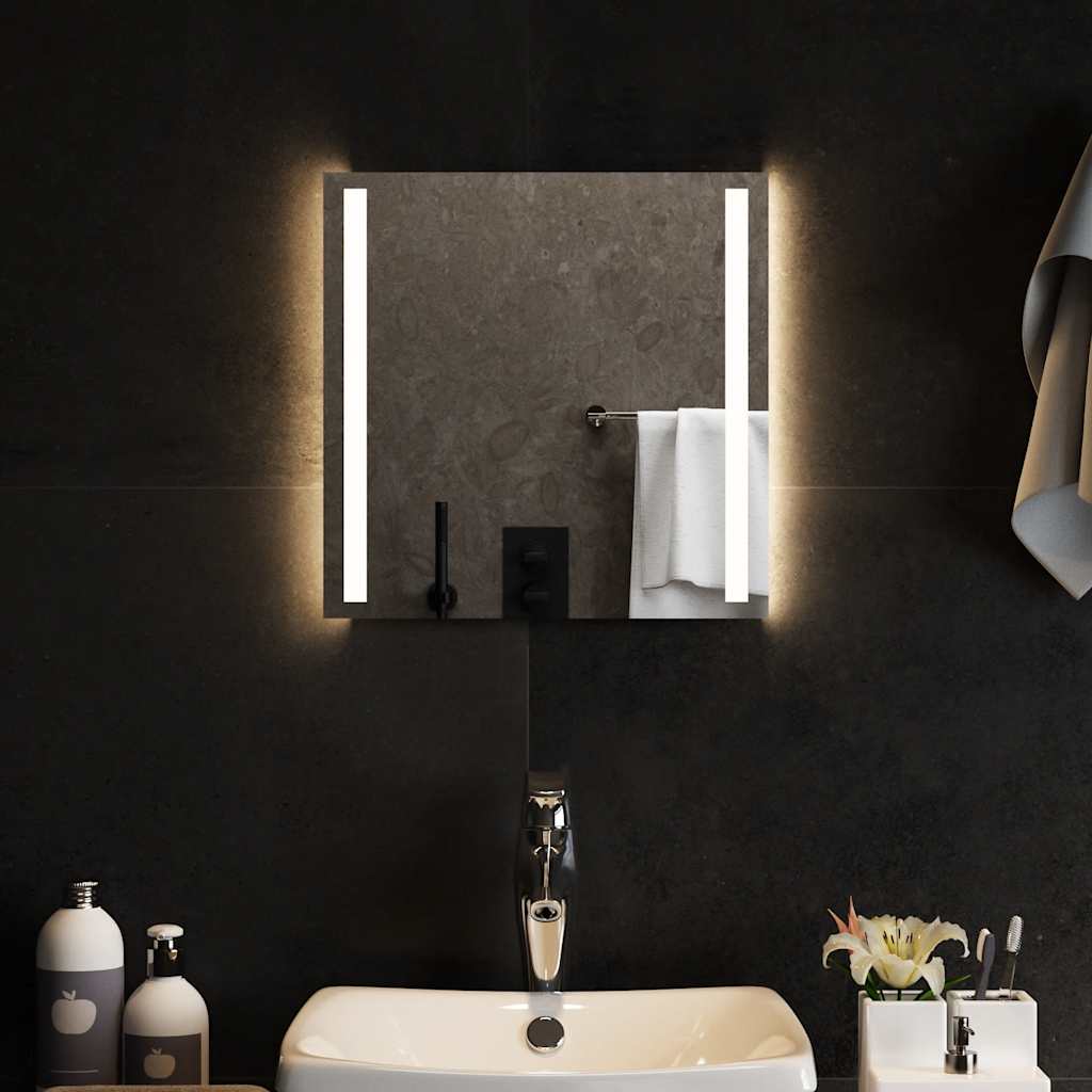 vidaXL Badkamerspiegel LED 60x60 cm