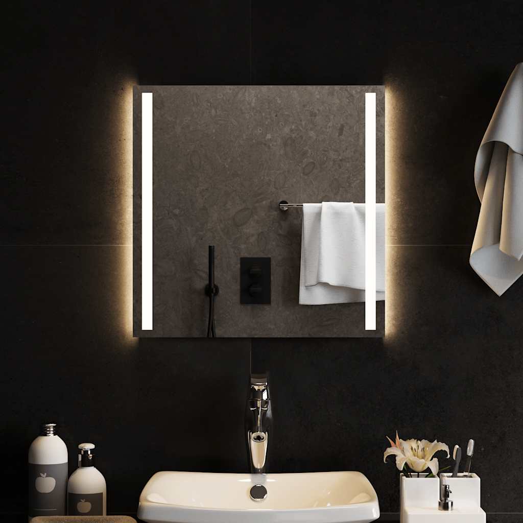 vidaXL Badkamerspiegel LED 60x60 cm