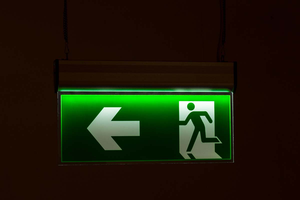 Vluchtwegverlichting / noodverlichting C200RL groen grün