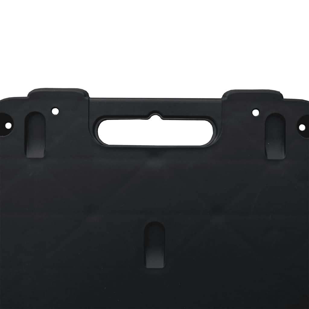 vidaXL Transporttrolley 58x38x12 cm PP zwart