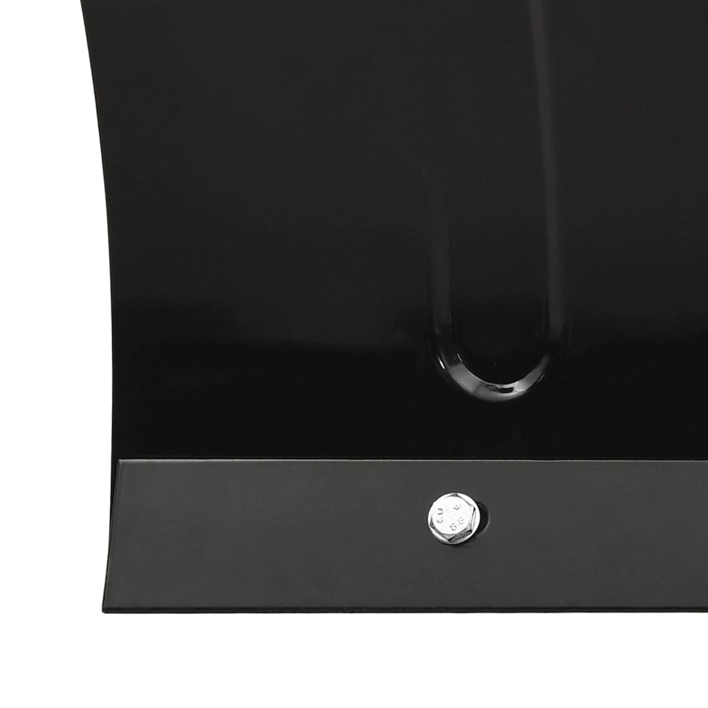 vidaXL Sneeuwploeg voor heftruck 150x38 cm zwart - Aashly