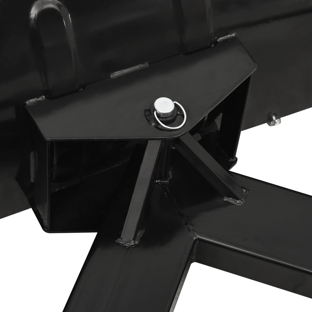 vidaXL Sneeuwploeg voor heftruck 150x38 cm zwart - Aashly