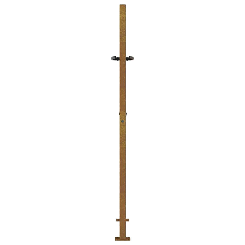 vidaXL Poort vierkant 105x105 cm cortenstaal