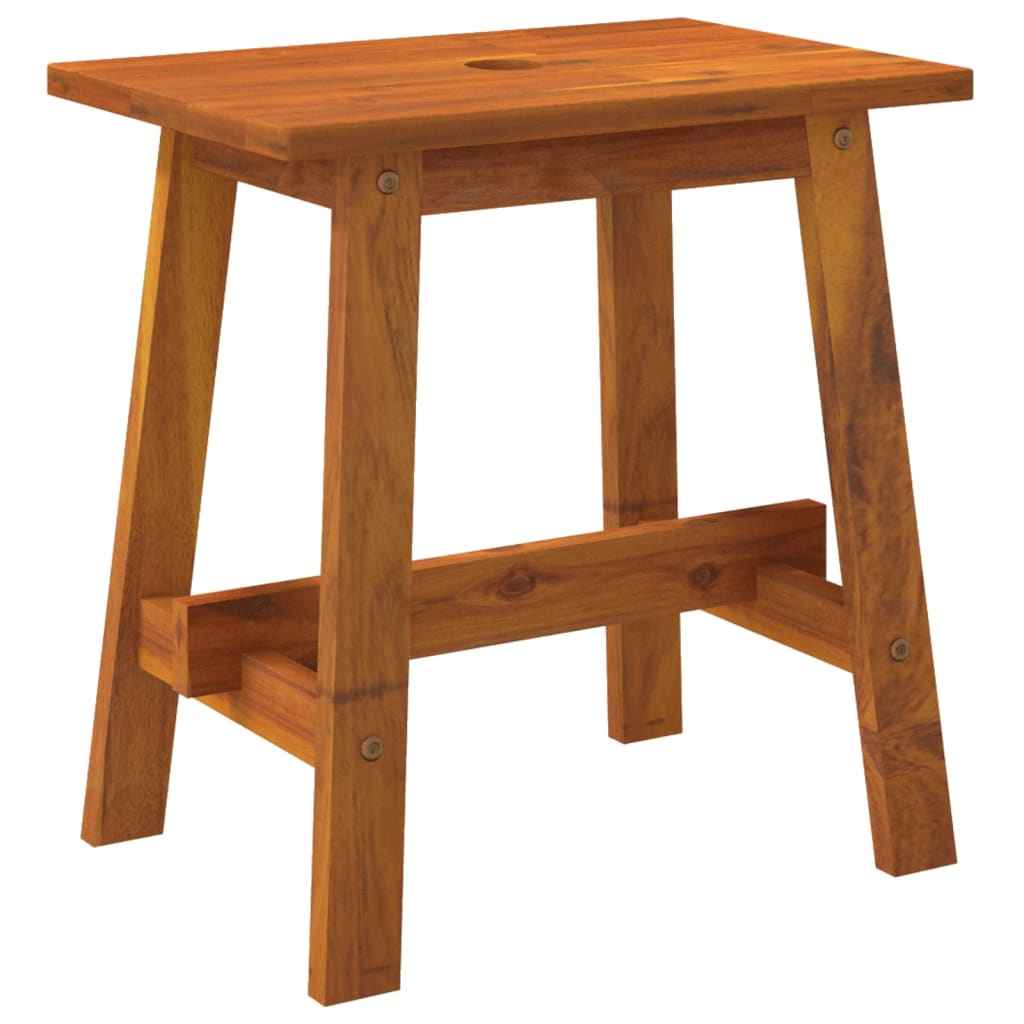 vidaXL Kruk 38x38x45 cm rond massief acaciahout bruin