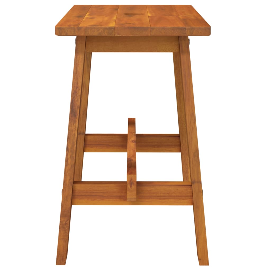 vidaXL Kruk 38x38x45 cm rond massief acaciahout bruin