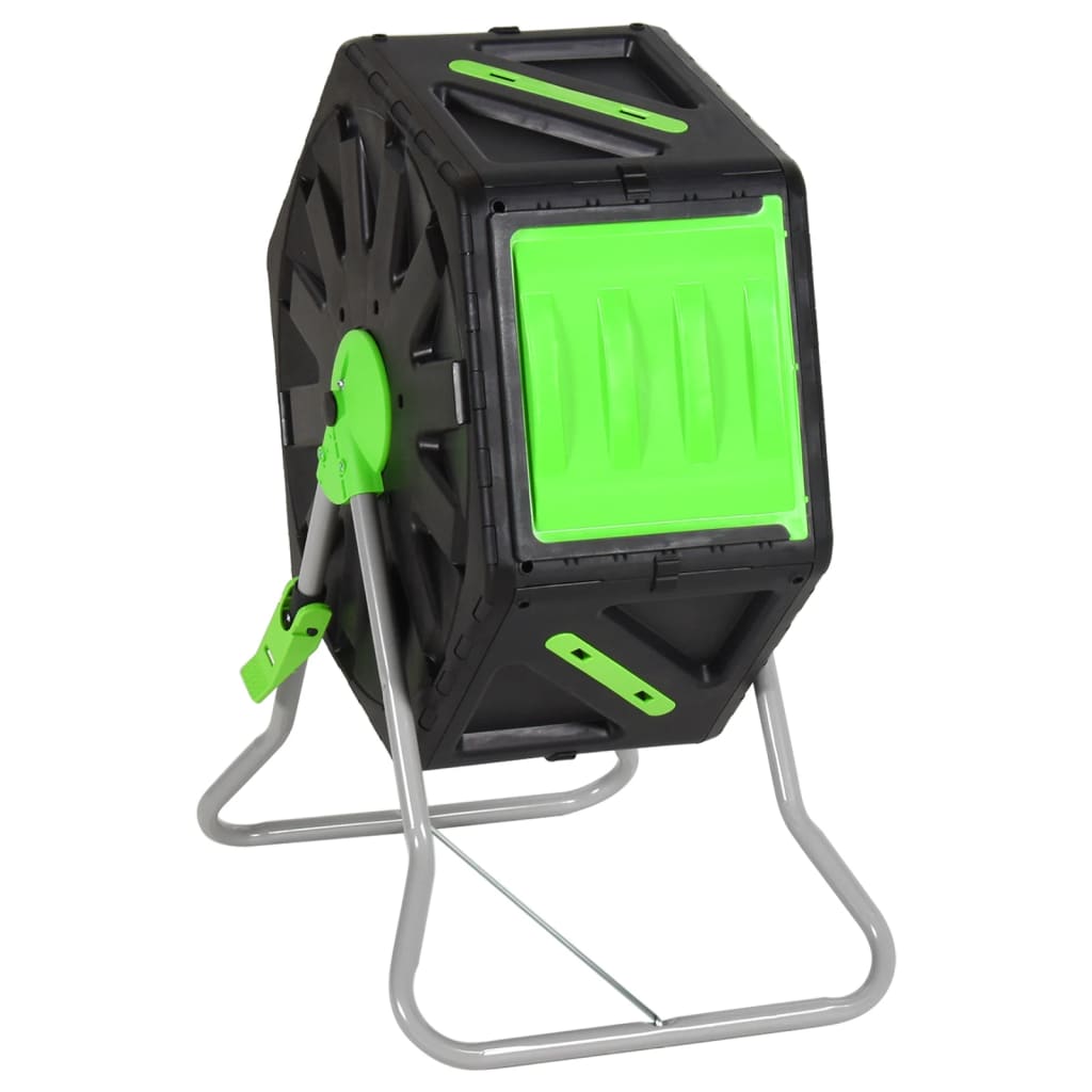 vidaXL Composteertrommel 105 L 60x58x74 cm polypropeen
