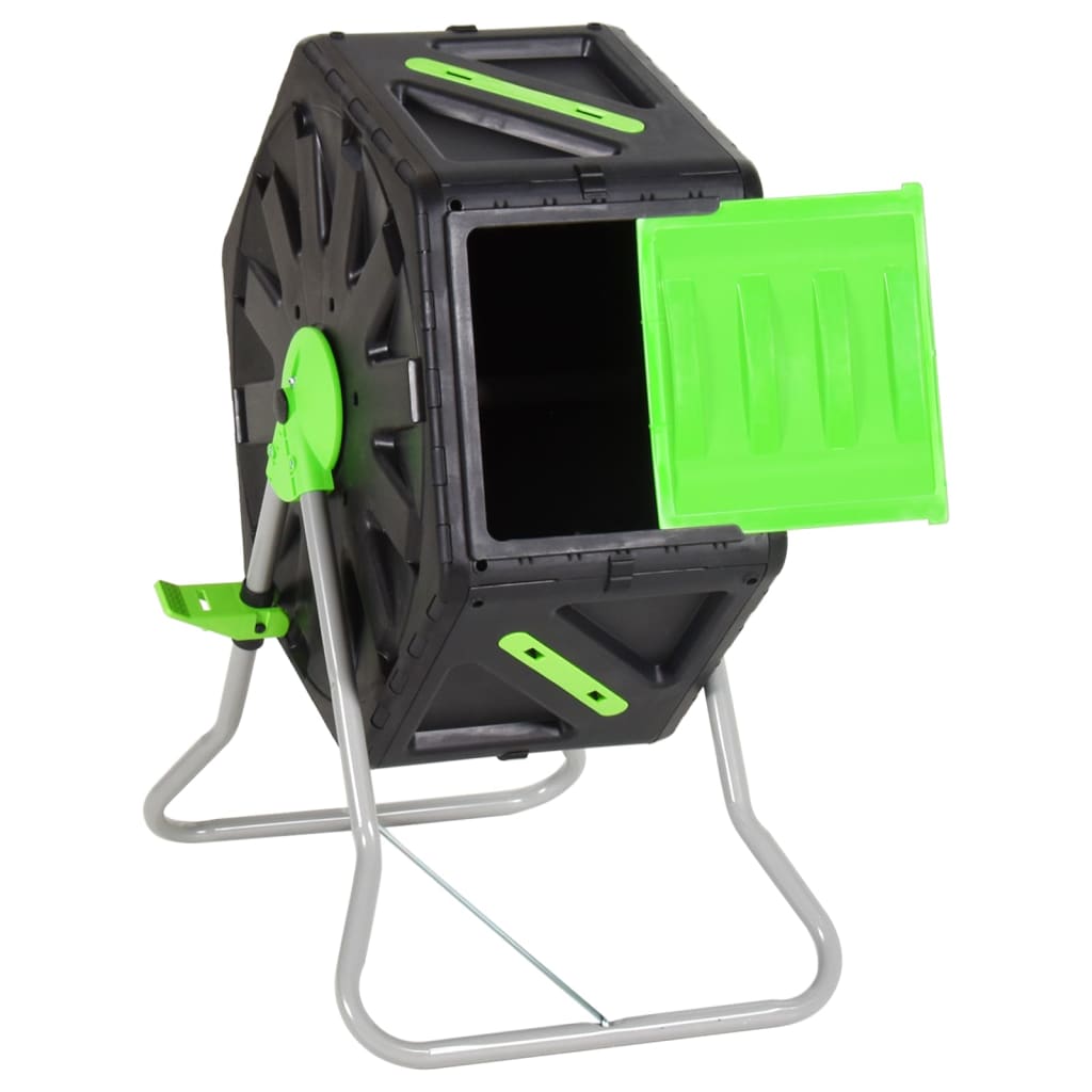 vidaXL Composteertrommel 105 L 60x58x74 cm polypropeen