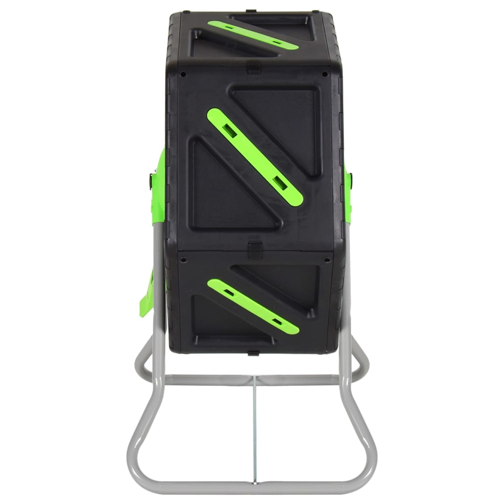 vidaXL Composteertrommel 105 L 60x58x74 cm polypropeen