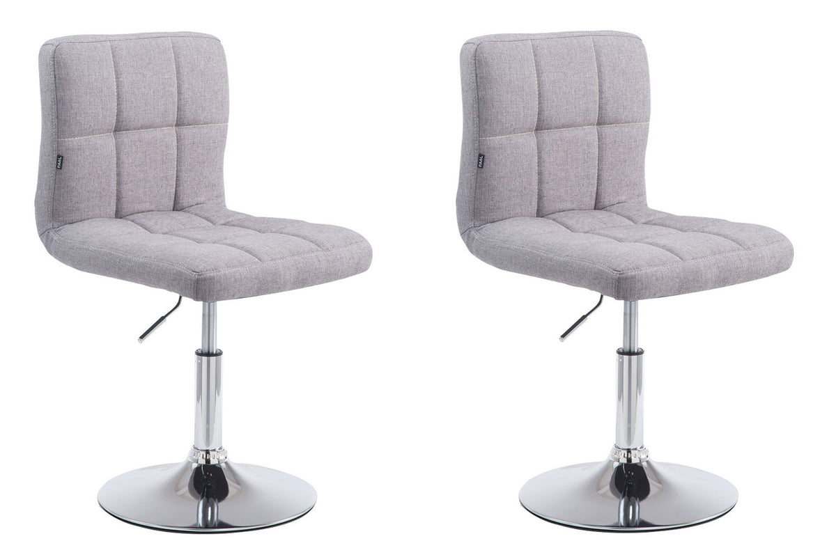 Set van 2 Lounger Palma V2 stof grijs grau