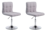 Set van 2 Lounger Palma V2 stof grijs grau