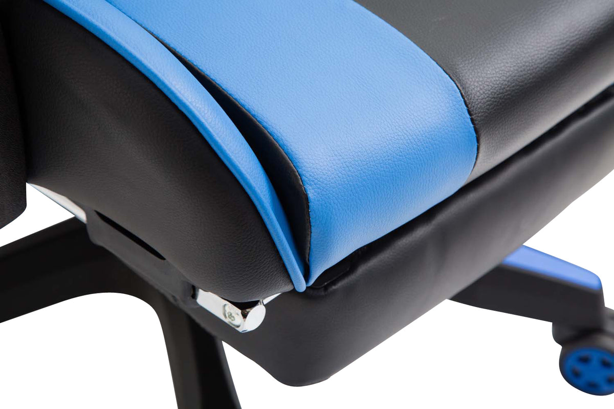 Bureaustoel Ignite Kunstleer zwart/blauw schwarz/blau