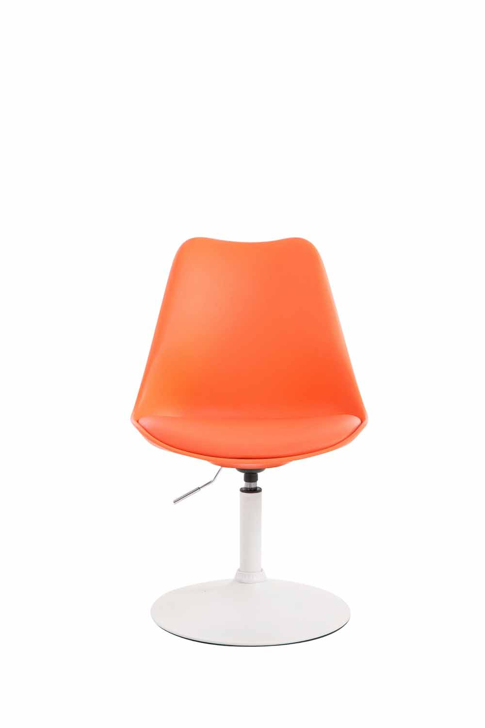 Eetkamerstoel Maverick kunststof wit,oranje orange