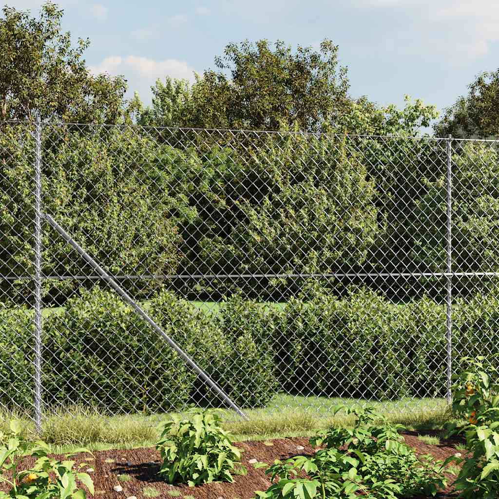 vidaXL Gaashek met grondankers 1x10 m groen
