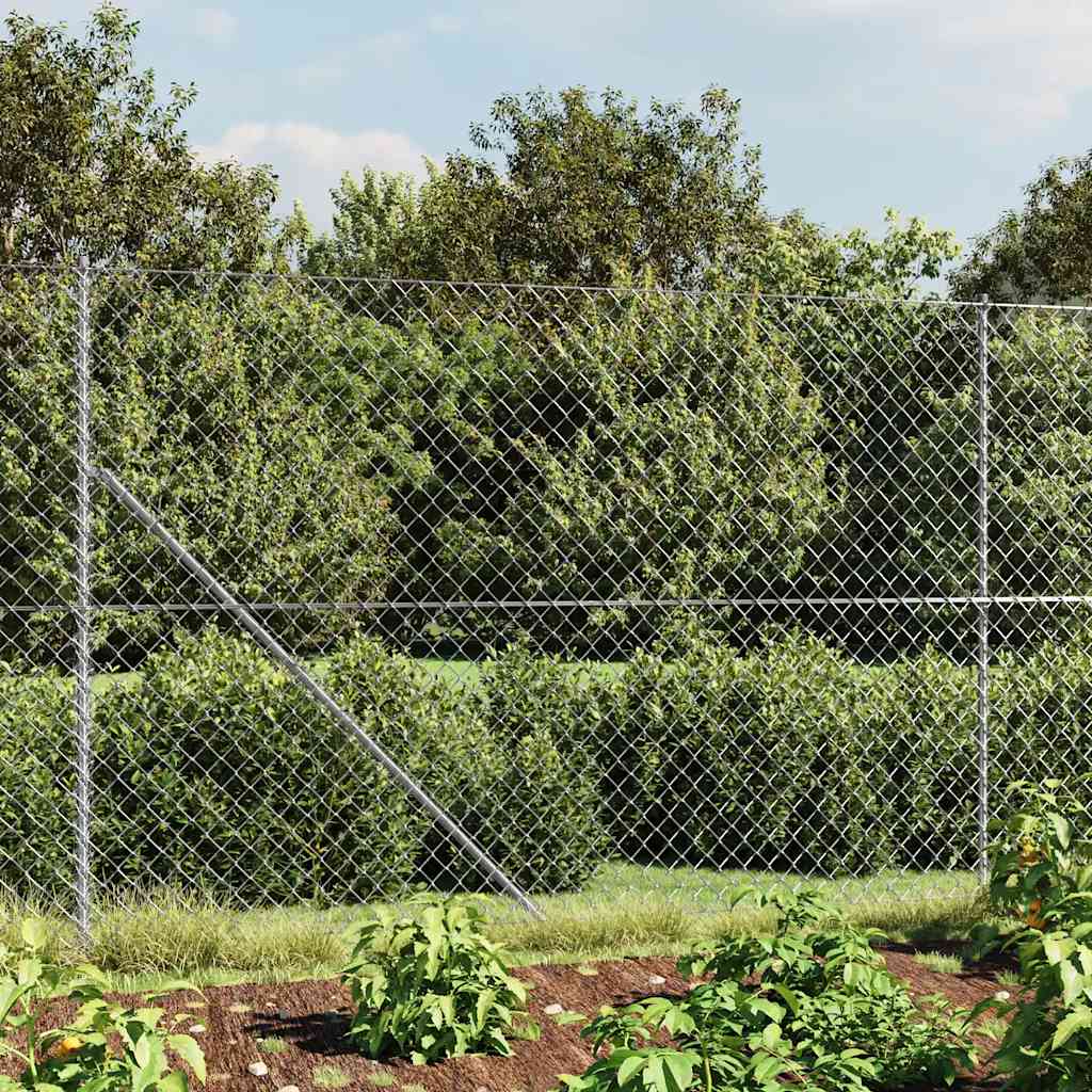 vidaXL Gaashek met grondankers 1x10 m groen