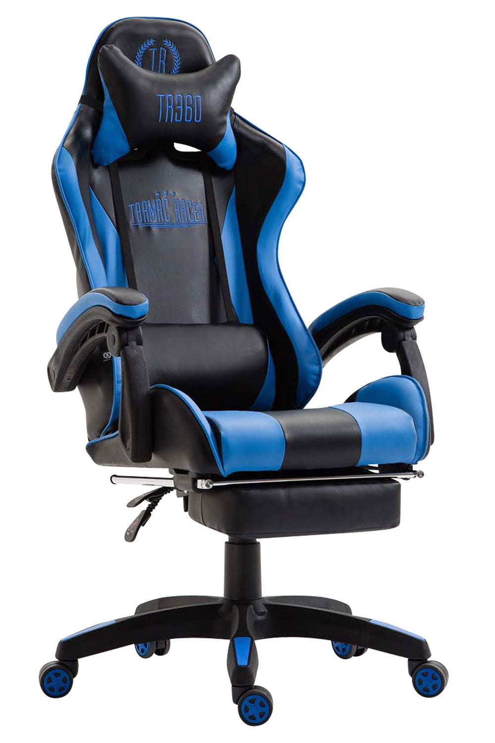 Bureaustoel Ignite Kunstleer zwart/blauw schwarz/blau