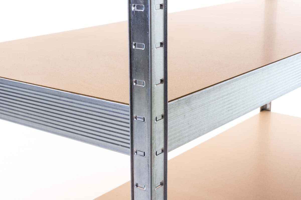 Stelling 160x60x180 cm zilver silber