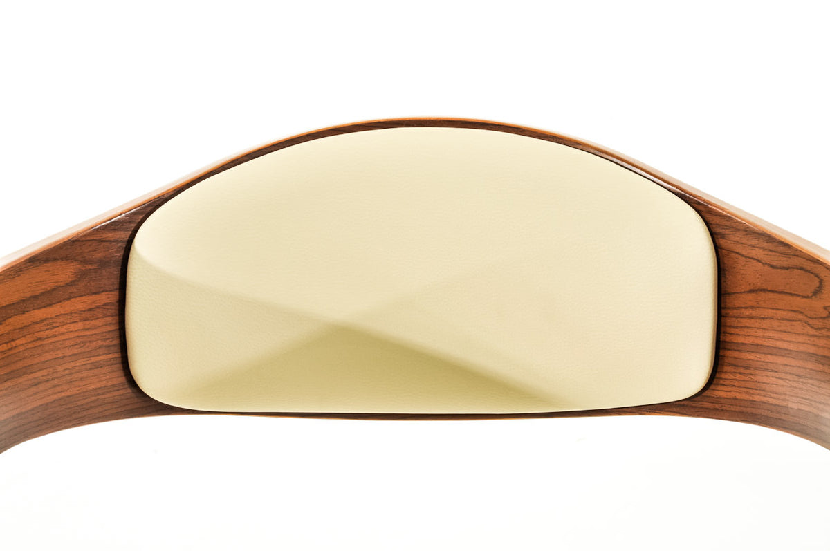 Set van 2 barkrukken Kingston kunstleer walnoot/creme walnuss/creme