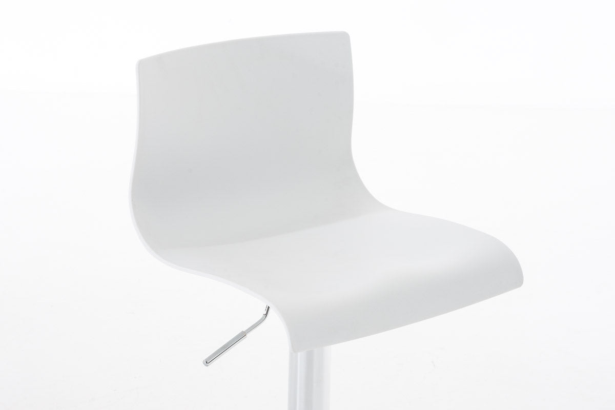 Set van 2 barkrukken Hover kunststof wit weiß