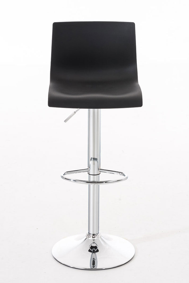 Set van 2 barkrukken Hover kunststof zwart schwarz