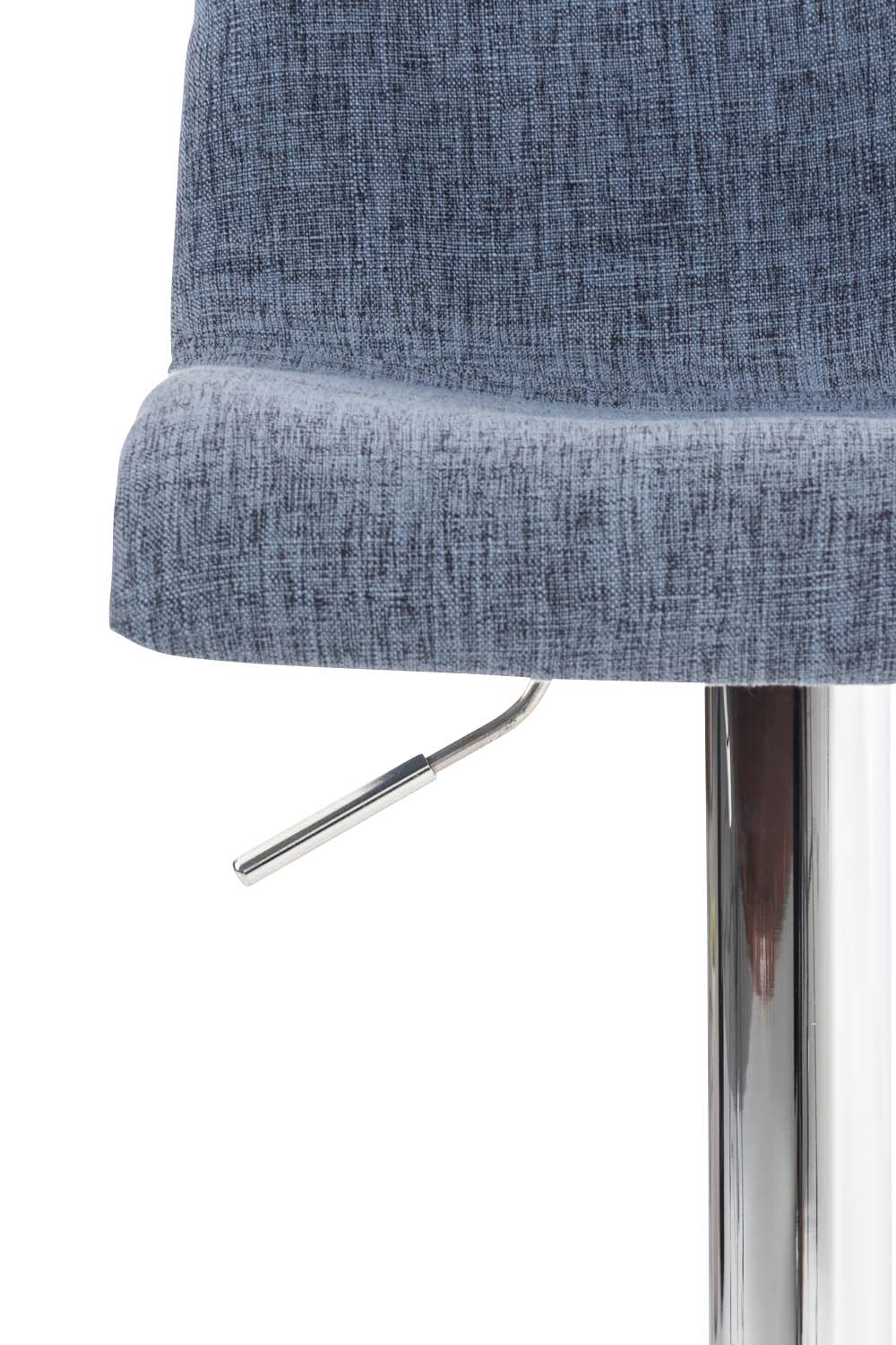 Set van 2 barkrukken Hover stof blauw,chroom blau