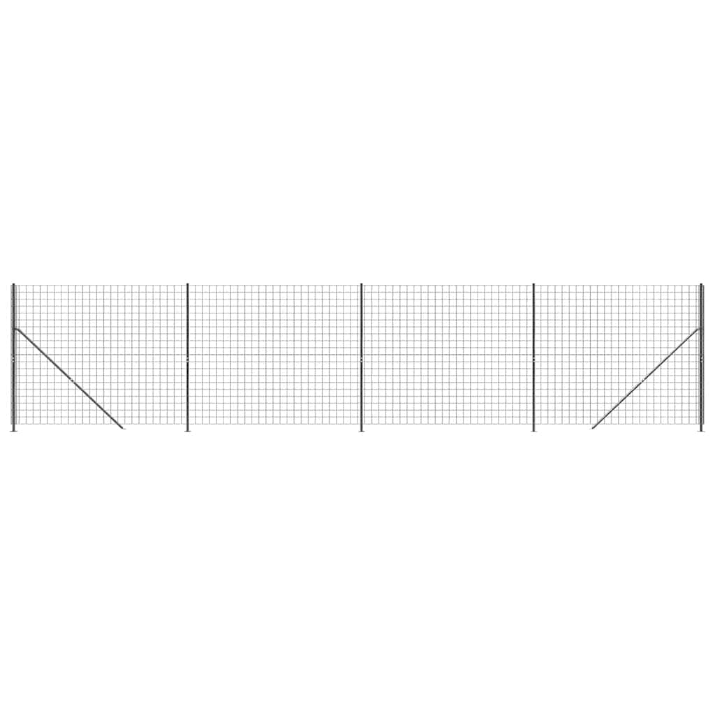vidaXL Draadgaashek met flens 1x25 m groen
