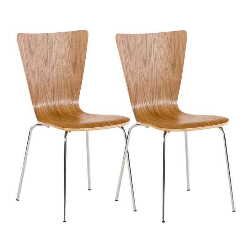 2x bezoekersstoelen Aaron eik eiche